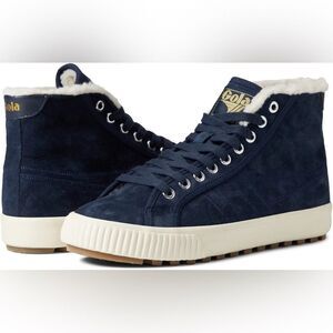 GOLA Nordic High Sherpa Lined Suede Hi-Top Lace up Sneaker Boot Womens Size 7 EU